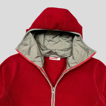 Prada Sport 00’s Balaclava Fleece - 8-10 | Large, Red