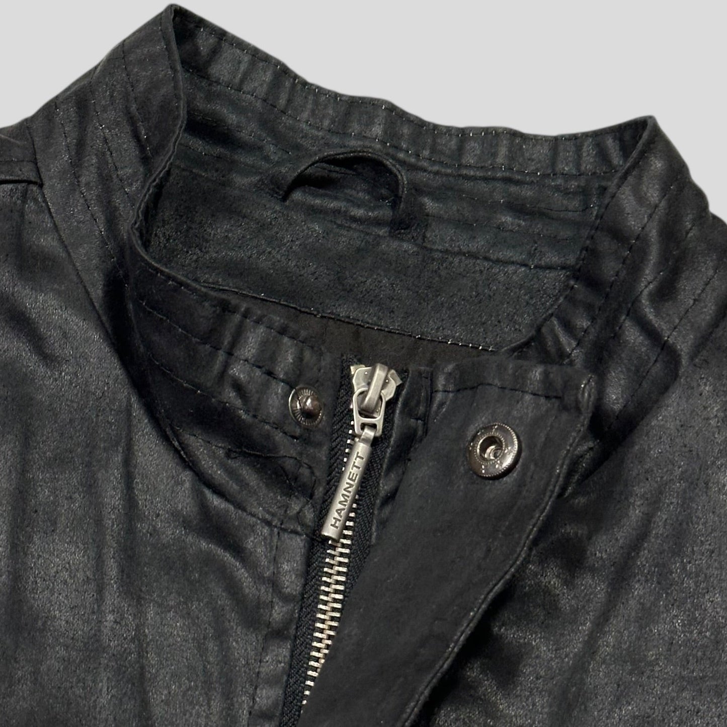 Kathrine Hamnett 00’s Poly Cotton Moto Bomber Jacket - M/L | Default Title, Black