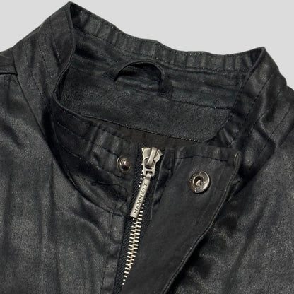 Kathrine Hamnett 00’s Poly Cotton Moto Bomber Jacket - M/L | Default Title, Black