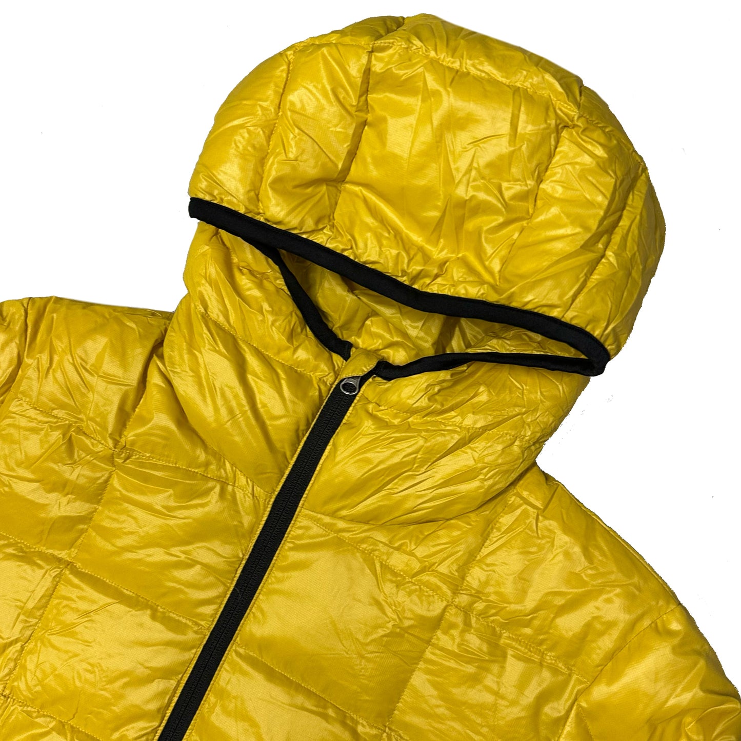 Camp 7 Square Stitch Puffer Jacket In Orange (M) | Camp 7, Orange