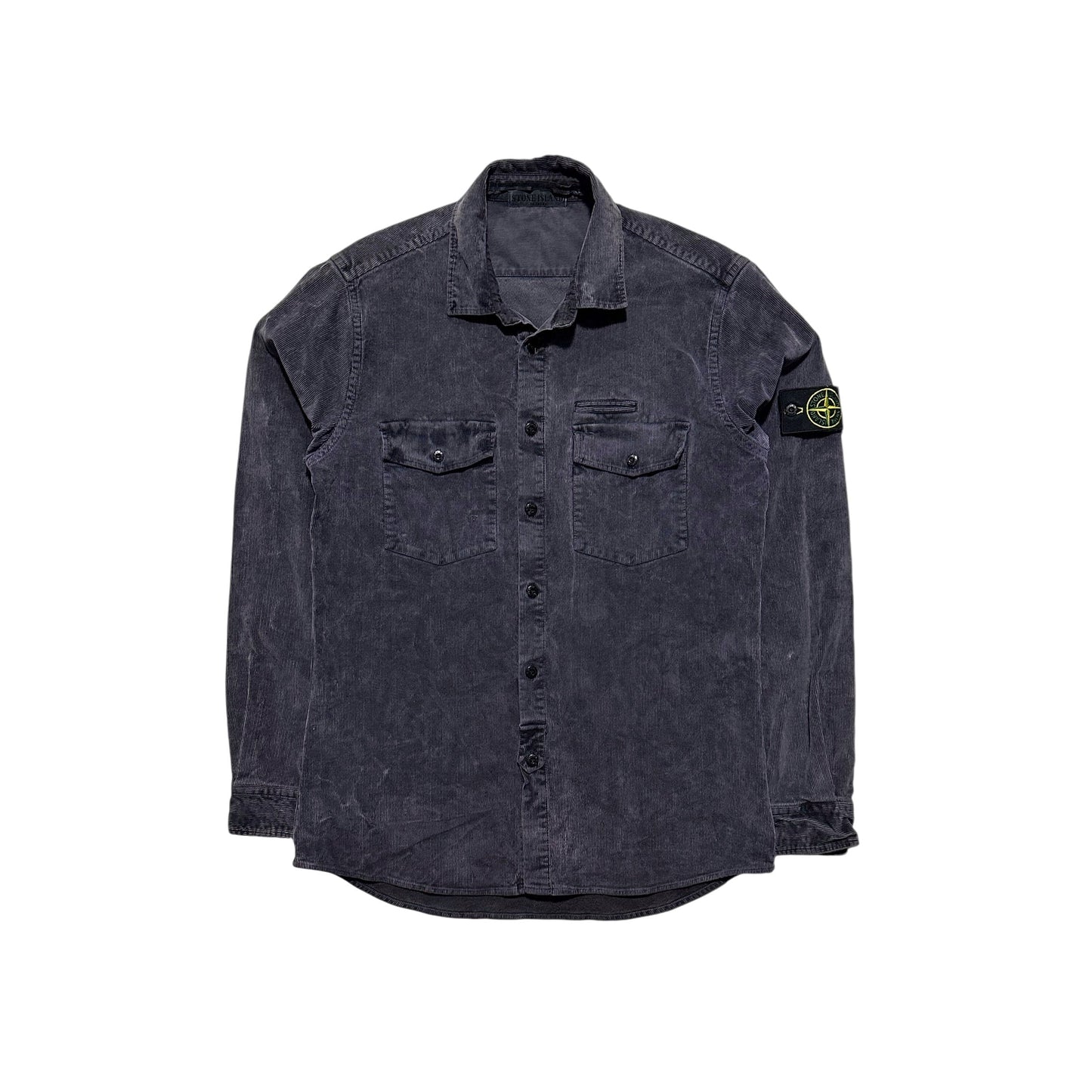 Stone Island Button Up Thin Corduroy Shirt