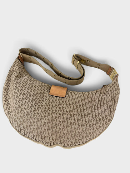 2003 Christian Dior Street Chic Large Croissant Hobo Bag | O/S, Brown