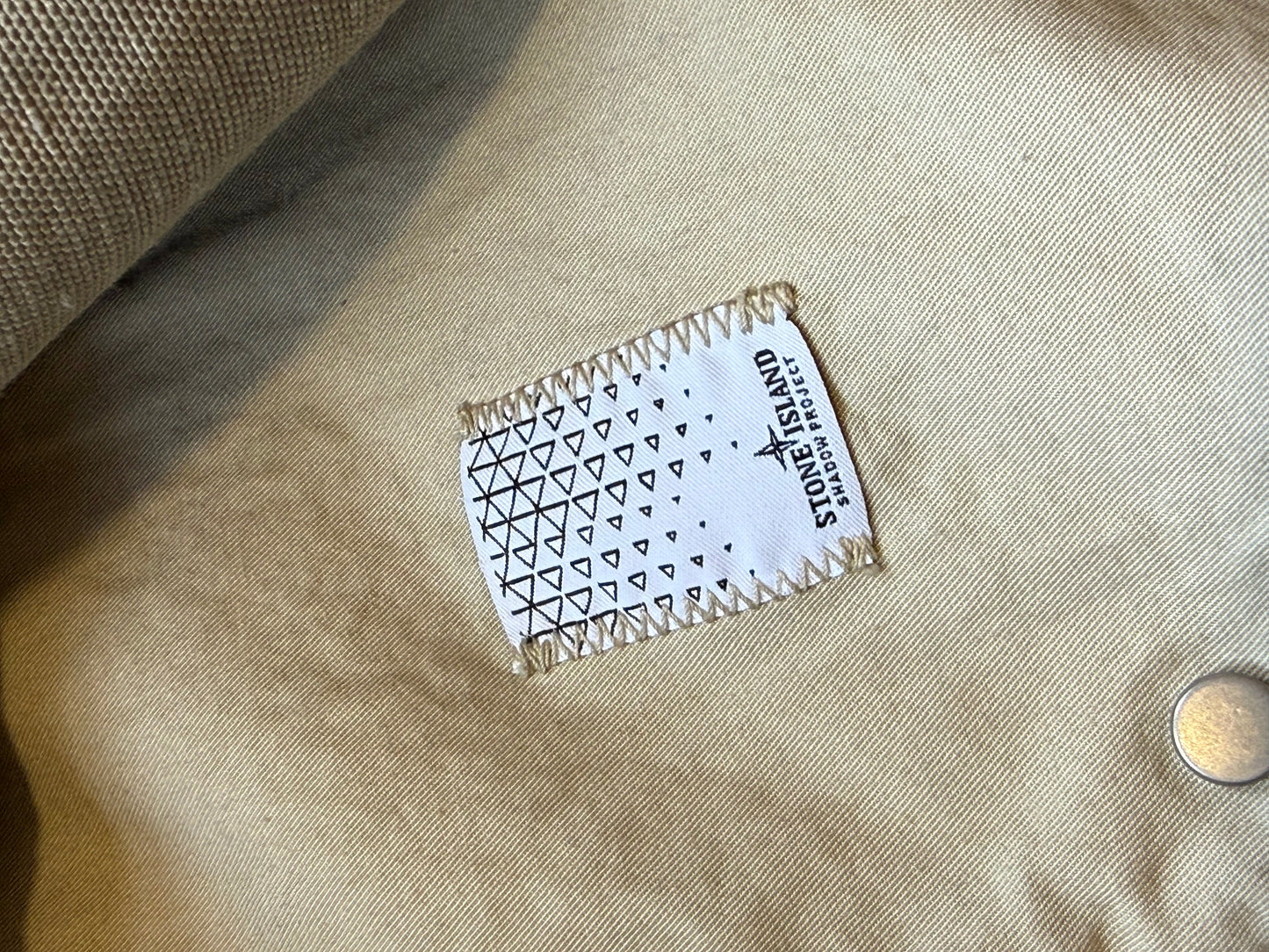 Stone Island SS/22 Shadow Project Linen Cordura-TC Blazer L | O/S, Beige