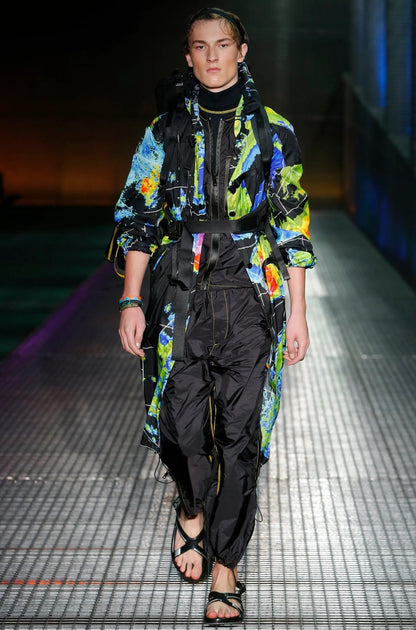 Prada Milano SS17 Runway Nylon Tech Track Pants - S (30-34) | Default Title, Multicoloured