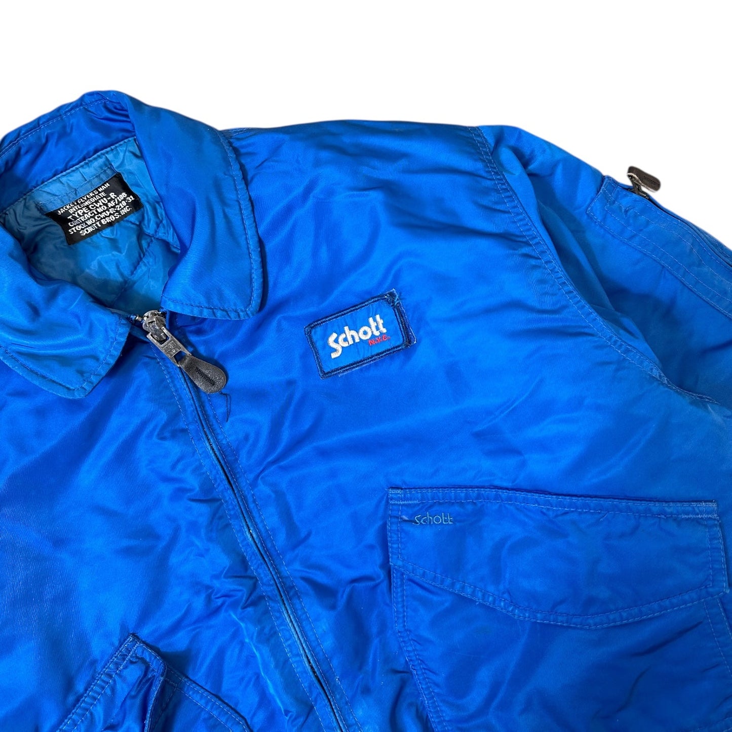 Schott CWU-R Blue Flight Jacket