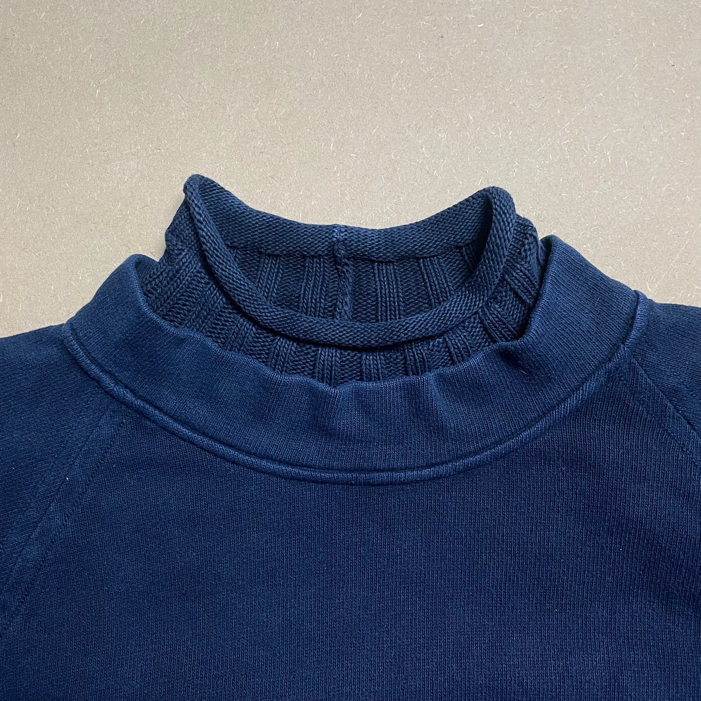 A/W 1998 Paul Harvey Oxford Blue Double Neck Sweater
