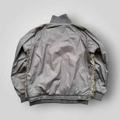 2000's Diesel Faux Fur Asymmetrical Bomber Jacket S