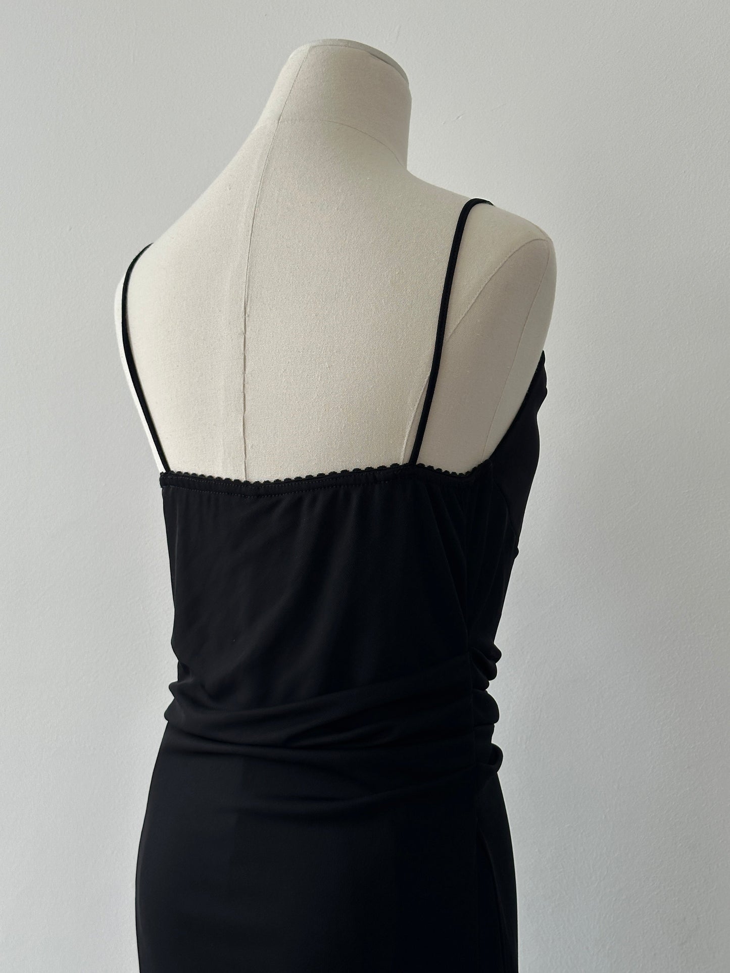 French Vintage 1990s Sheer Overlay Jumpsuit - S