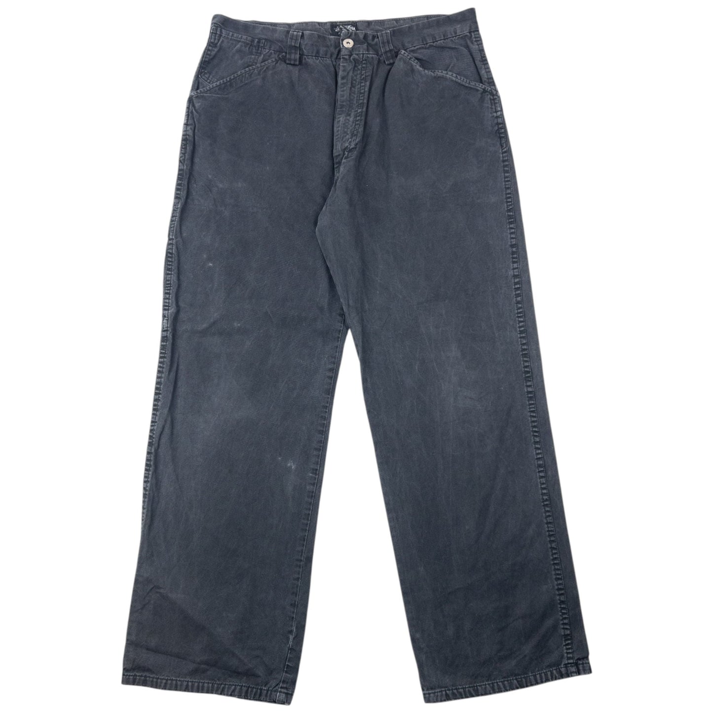 Vintage 2000s Stussy Ripstop Cargo Trousers Size W34 | W34, Grey