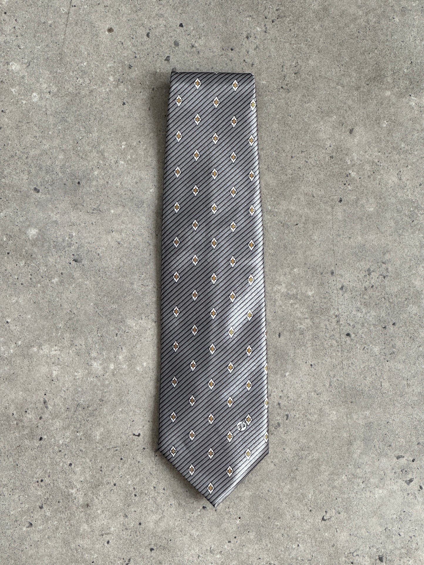 Versace Classic V2 1990s Pure Silk Logo Tie