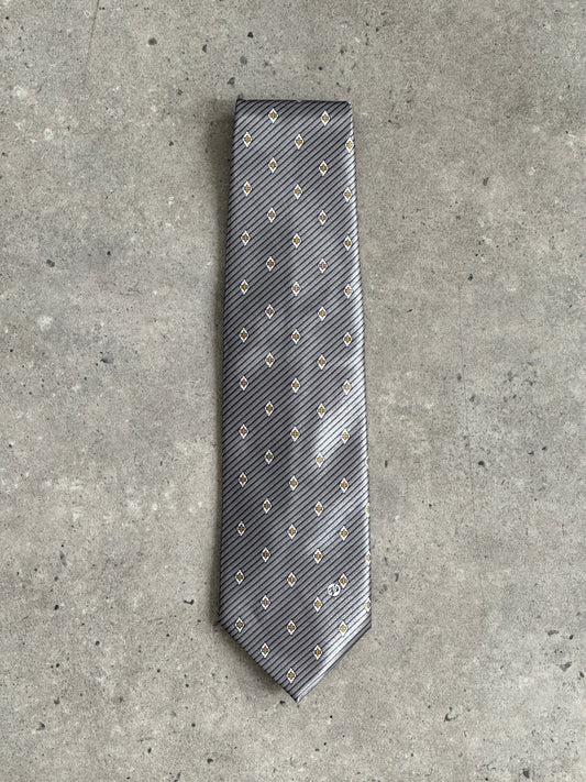 Versace Classic V2 1990s Pure Silk Logo Tie