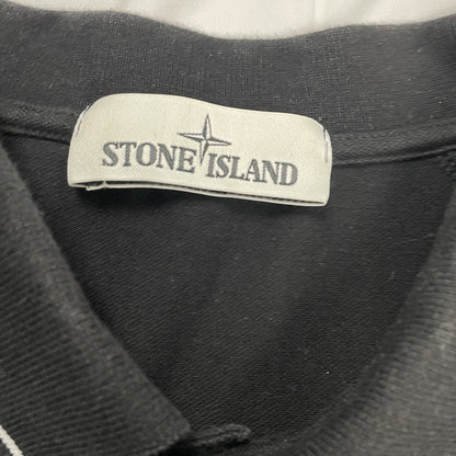 Stone Island Polo Shirt, Size XL | Stone island, Black