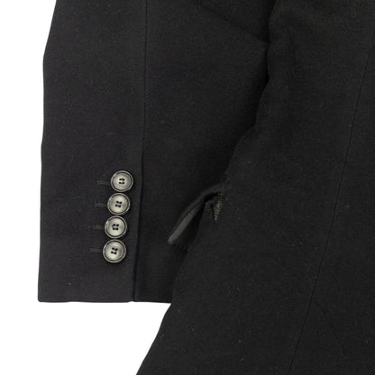 Vintage 2000s Hugo Boss Cashmere Longline Jacket Size XL | XL, Black