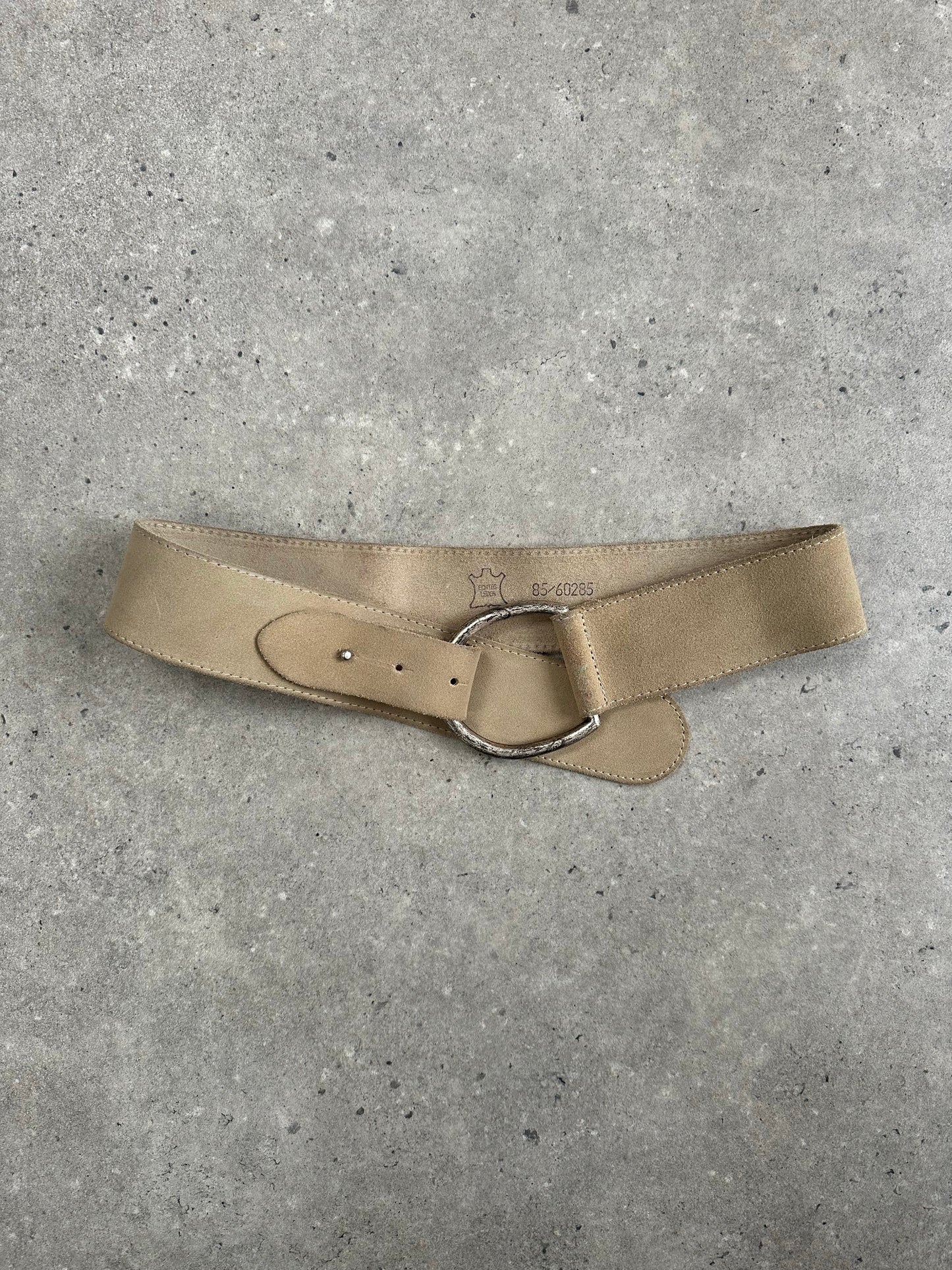 Vintage 1990s Suede Chunky Belt - W29-33