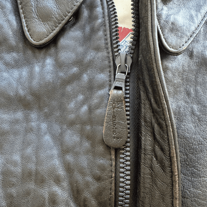 Avirex 'Pride of The Yanks' 90's A2 Leather Flight Jacket - S | S / M, Red
