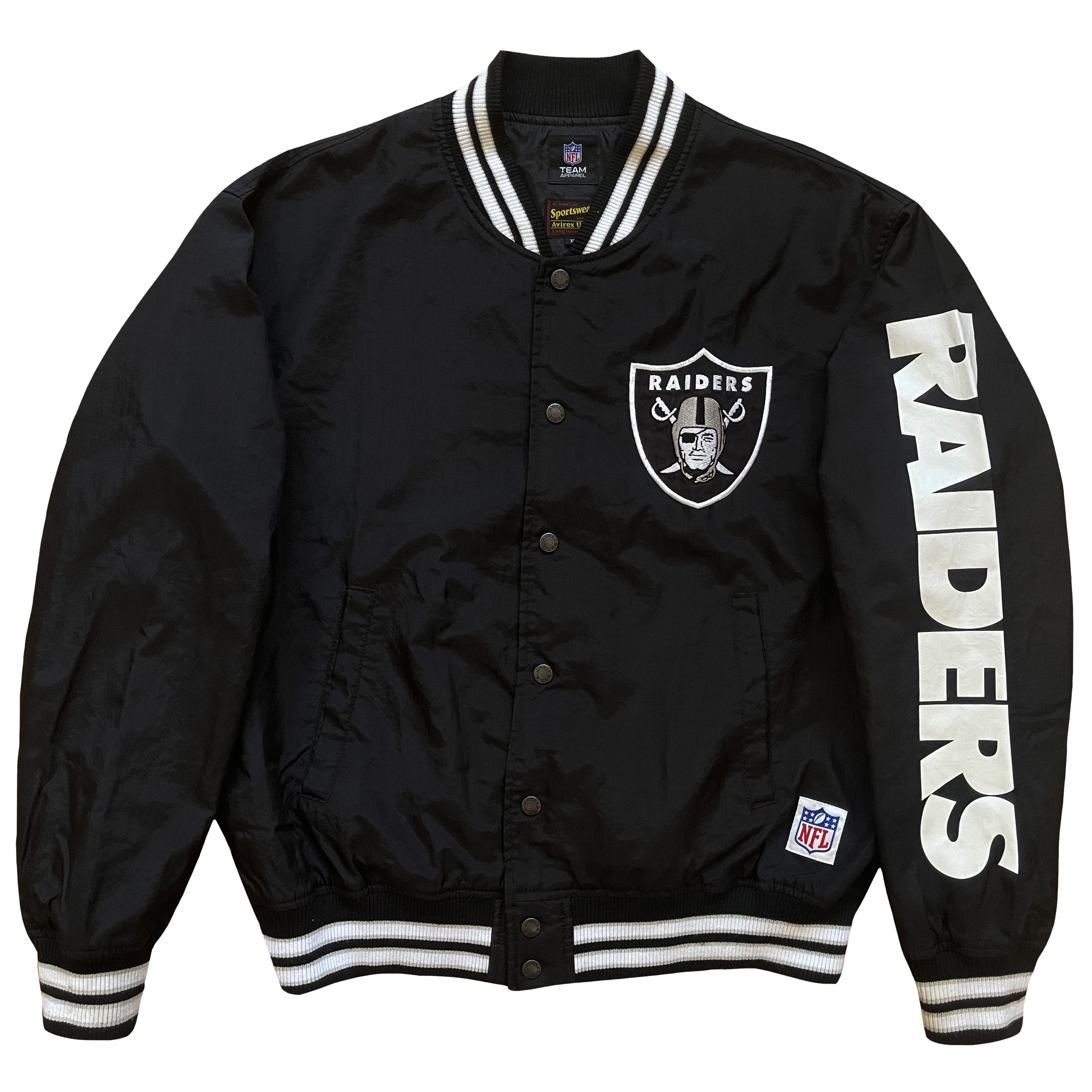 Avirex x Raiders NFL Varsity Bomber Jacket - XL – Known Source