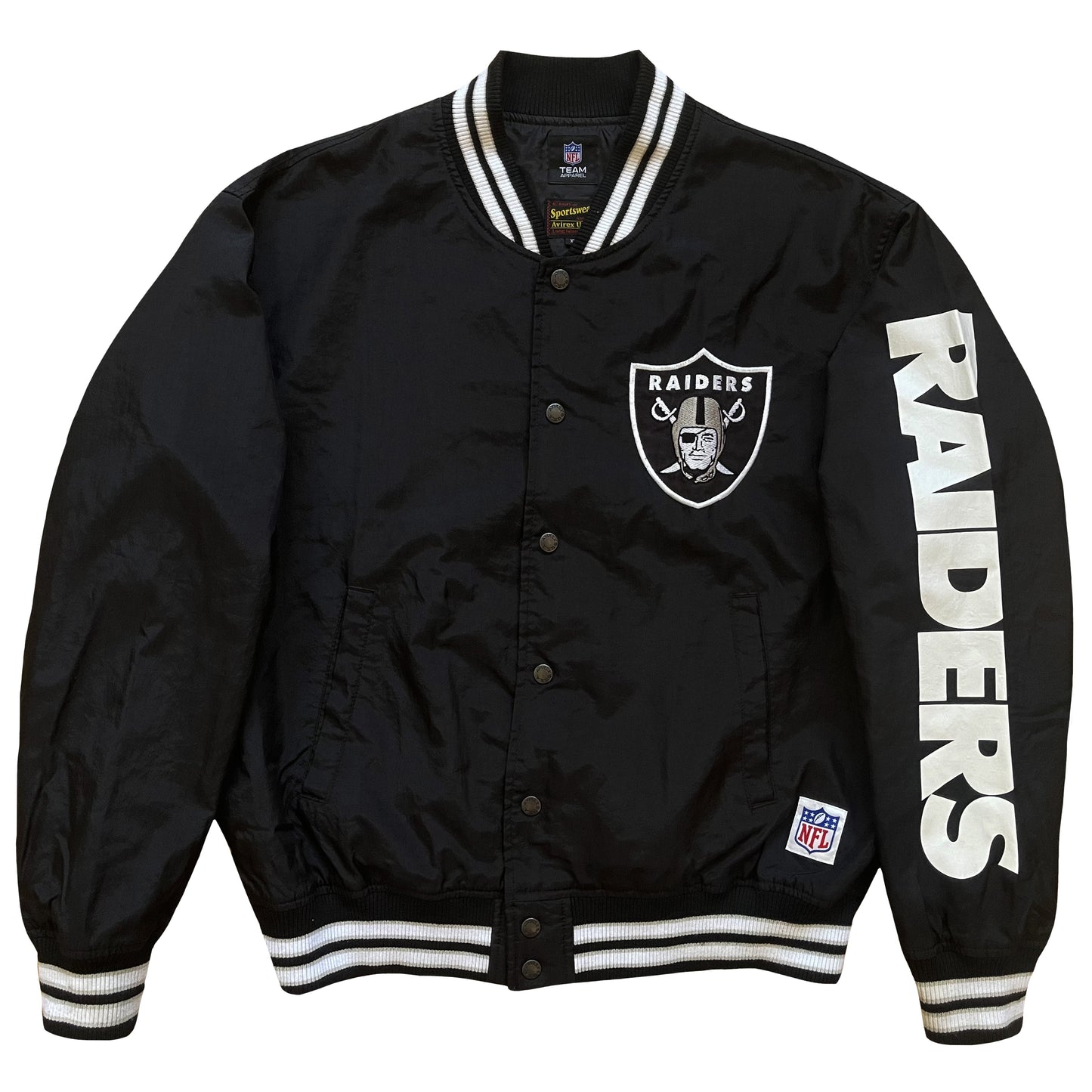 Avirex x Raiders NFL Varsity Bomber Jacket - XL
