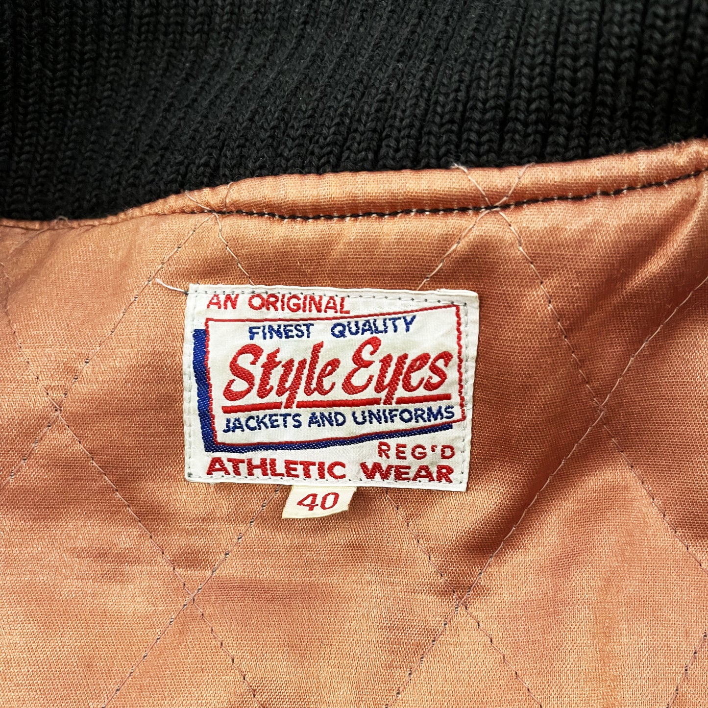 Style Eyes 'Iron Stars' Varsity Jacket - L