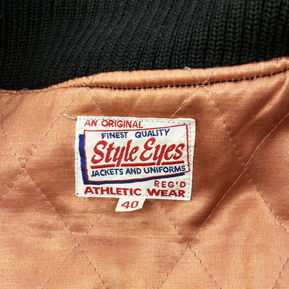 Style Eyes 'Iron Stars' Varsity Jacket - L