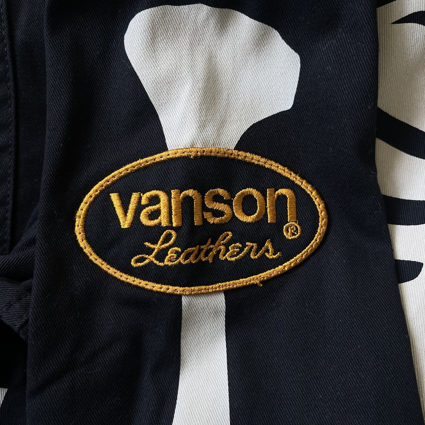 Vanson Leathers Skeleton Overalls - M
