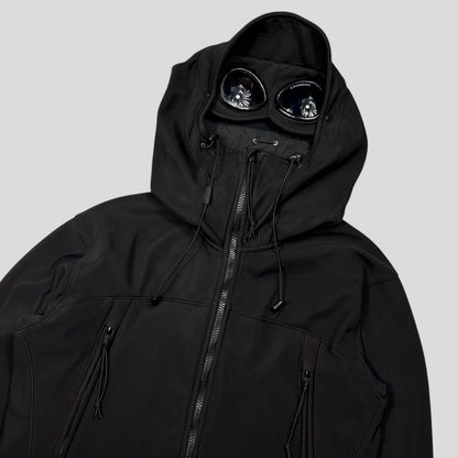 CP Company 2010 Era Black Soft Shell Goggle Jacket - S