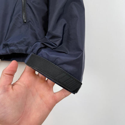 Prada Re-Nylon Hooded Jacket Navy (M/L) | Medium, Navy