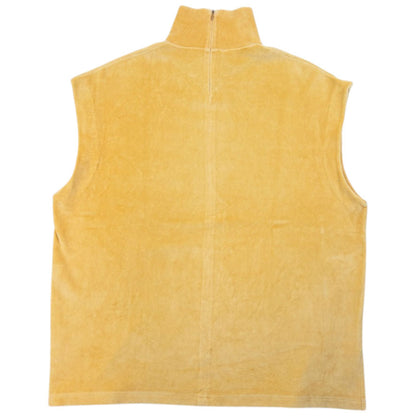 Vintage 90s Gucci By Tom Ford Velour Sleeveless Turtleneck Jumper Size L | Large, Multicoloured