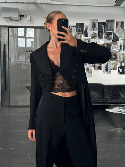 Vintage 2010s Lace Bralette Top - L