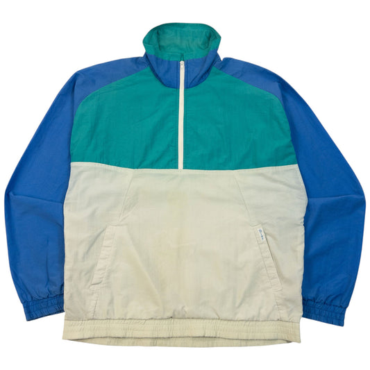 Vintage 90s Dior Monsieur Q Zip Track Jacket Size S | Small, Blue, Green, Beige