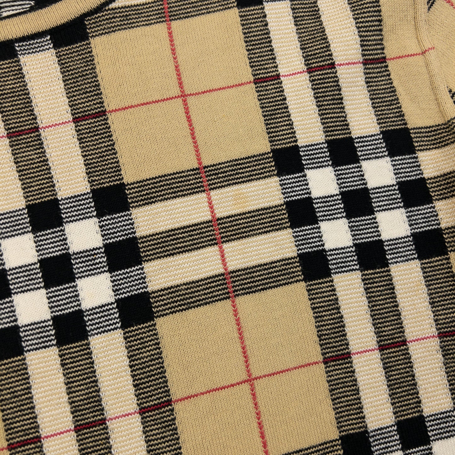 Vintage 2000s Burberry Nova Check Jumper Size M | Medium, Beige