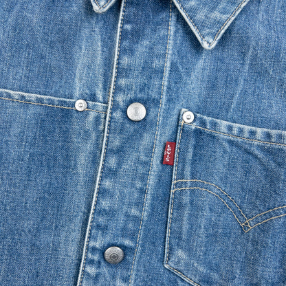 Vintage 2000s Levi's Engineered Garments Denim Jacket Womens Size S | Small, Blue