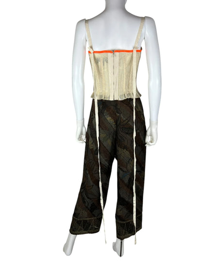Kenzo vintage silk summer trousers