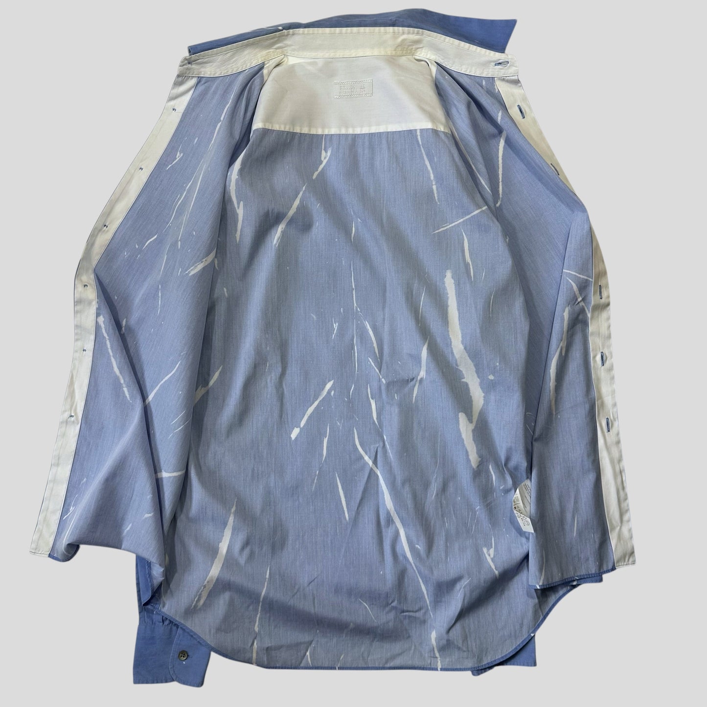 Prada Milano 00’s Sublimation Sky Blue Acid Print Shirt - L | Default Title, Multicoloured