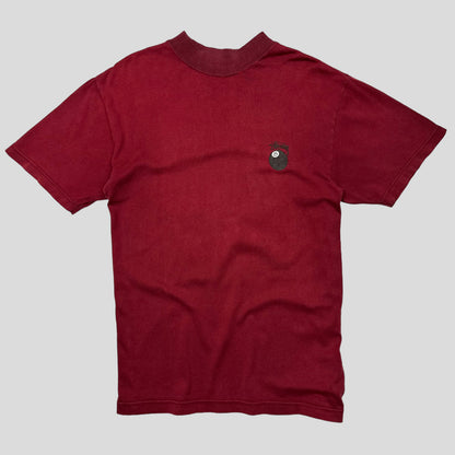 Stussy 80’s 8 Ball Tom Tom T-shirt - M | Default Title, Burgundy