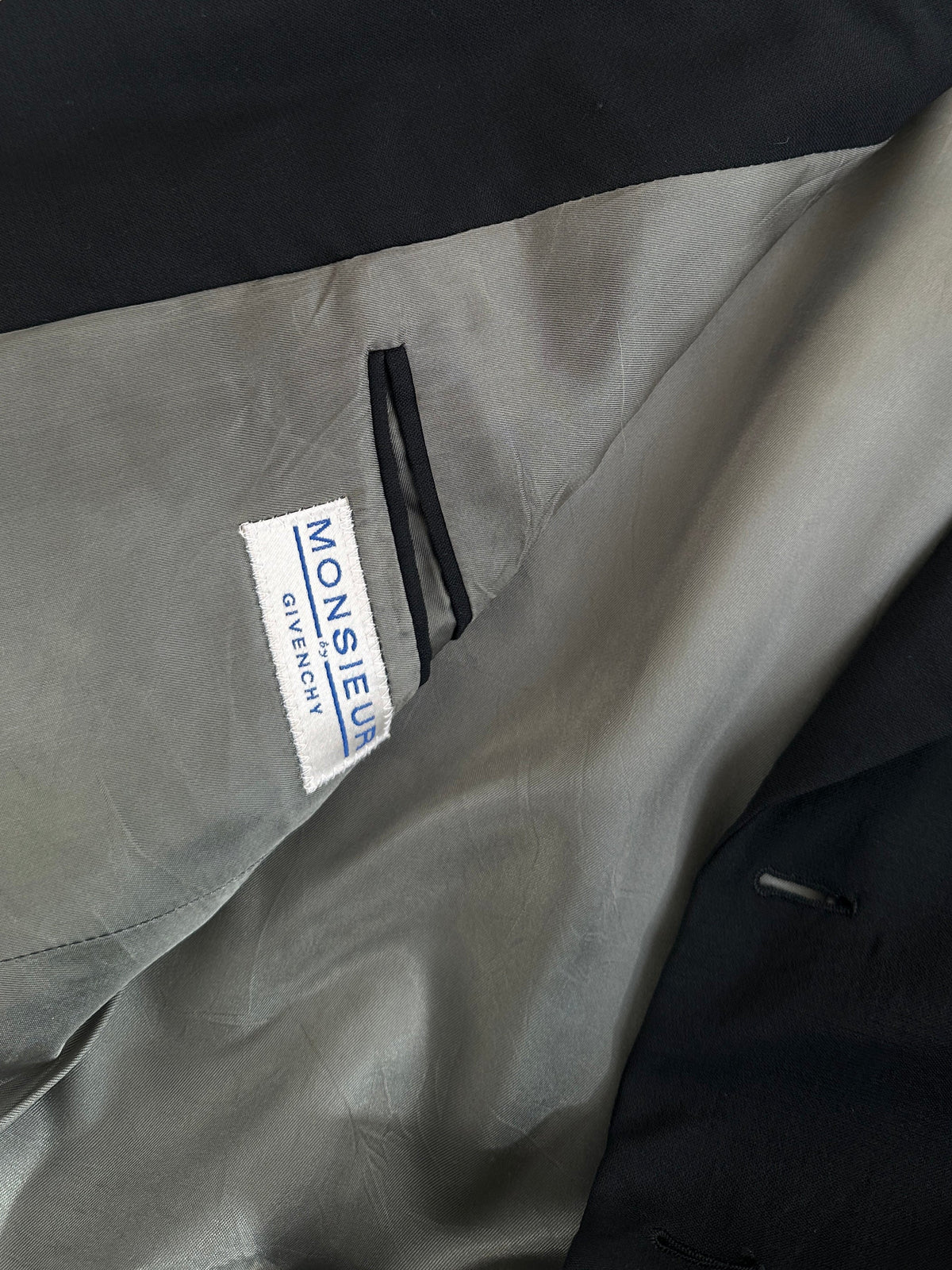 Givenchy 1990s Wool Single Breasted Blazer - M