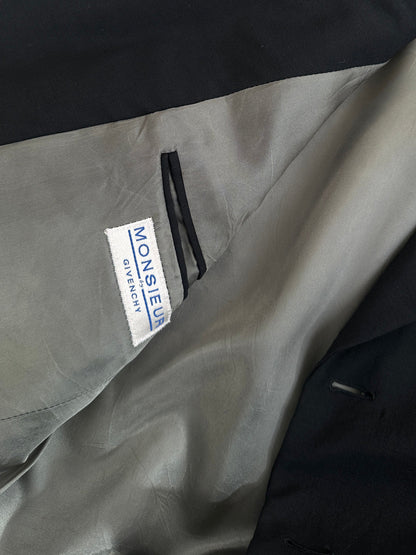 Givenchy 1990s Wool Single Breasted Blazer - M