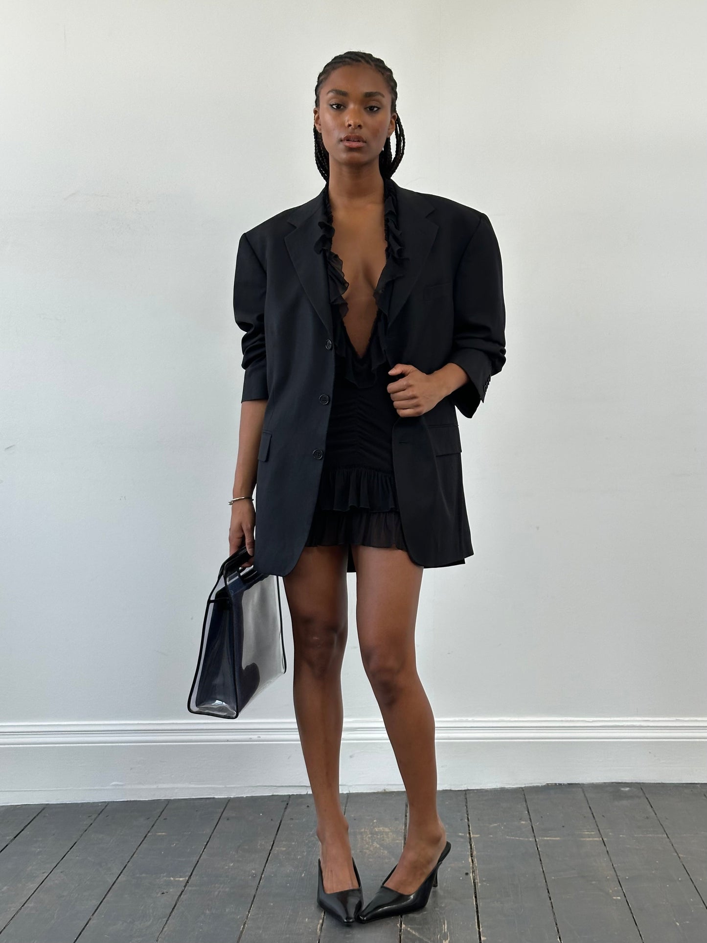 Yves Saint Laurent Pour Homme 1990s Pure Wool Blazer - 44R/XL