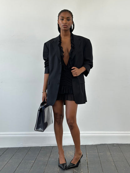 Yves Saint Laurent Pour Homme 1990s Pure Wool Blazer - 44R/XL