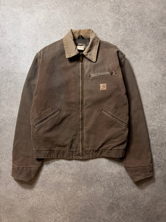 Carhartt Blanket Lined Brown Detroit Jacket