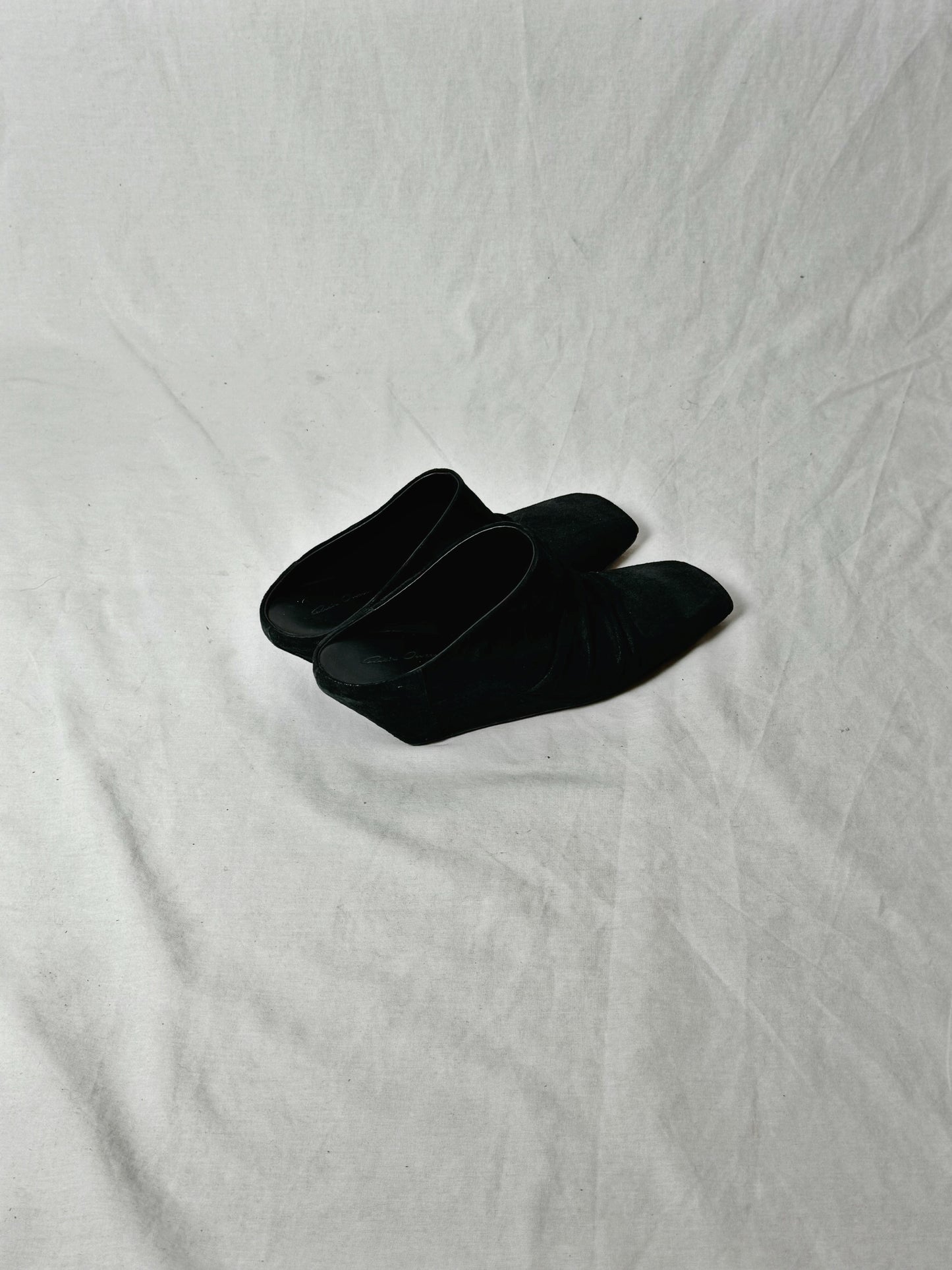 RICK OWENS SUEDE MULE | Default Title, Black