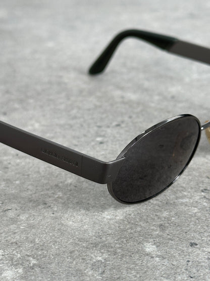 Giorgio Armani 1990s Oval Logo Sunglasses