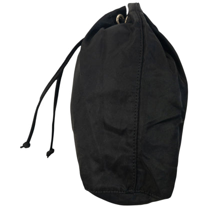 Vintage 90s Prada Drawstring Pouch Bag | O/S, Black