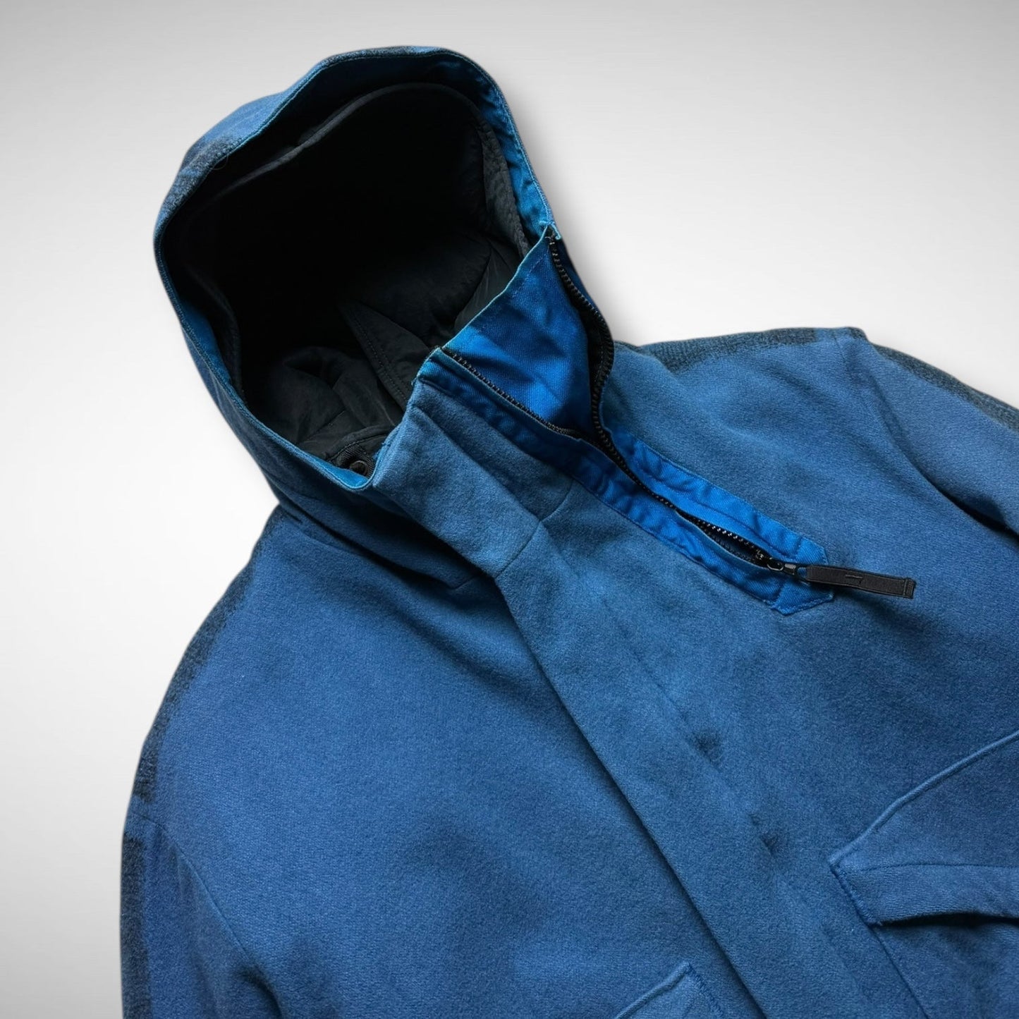 Stone Island Asymmetrical Wool Jacket w/ Liner (AW2001)