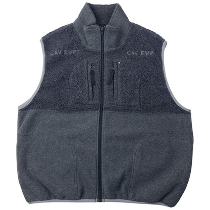 Cav Empt Zip Up Fleece Gilet Size M