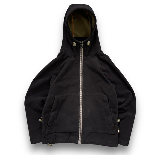 AW99/00 Maharishi Proline Hooded Fleece Jacket (S) | Default Title, Black