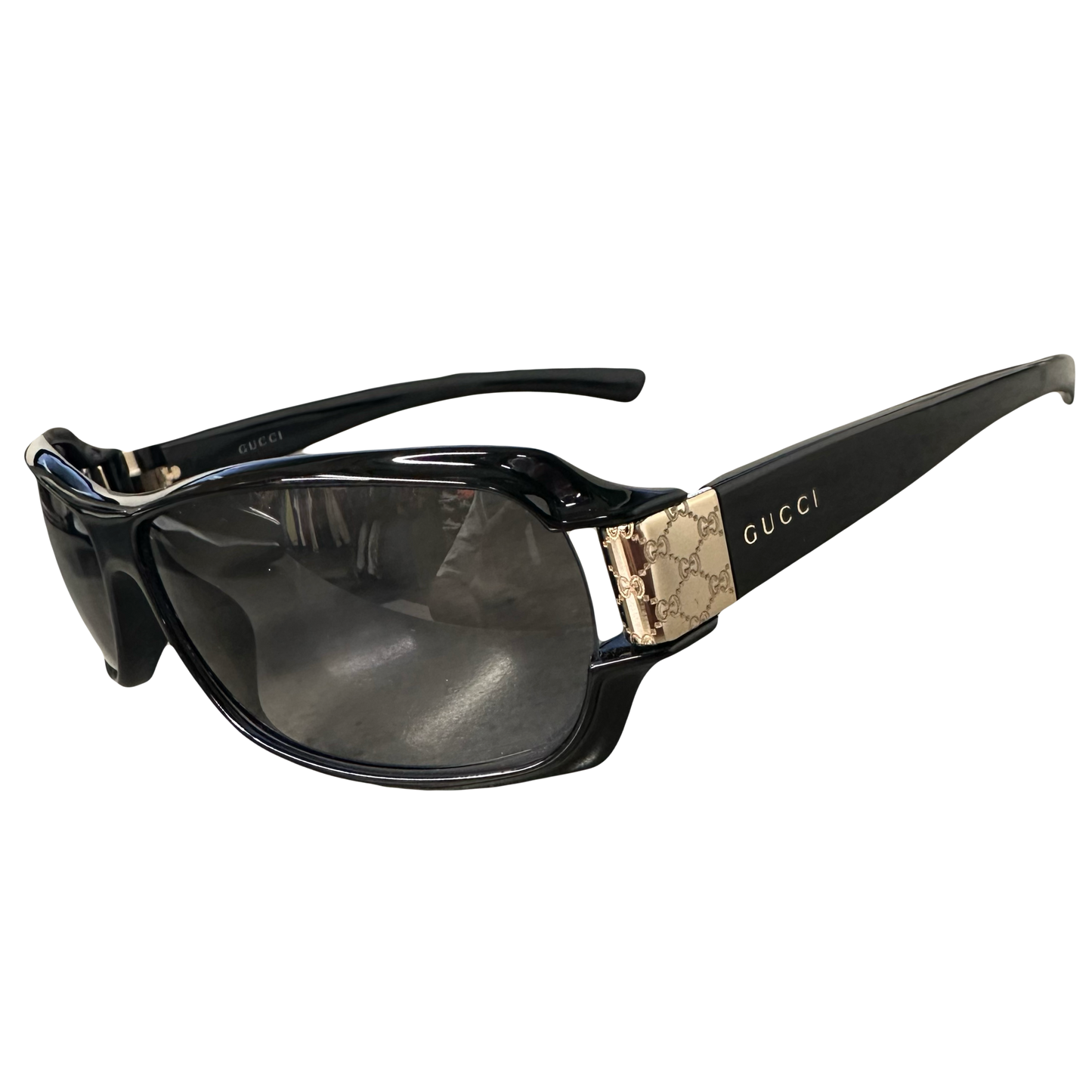 Gucci Monogram Sunglasses In Black