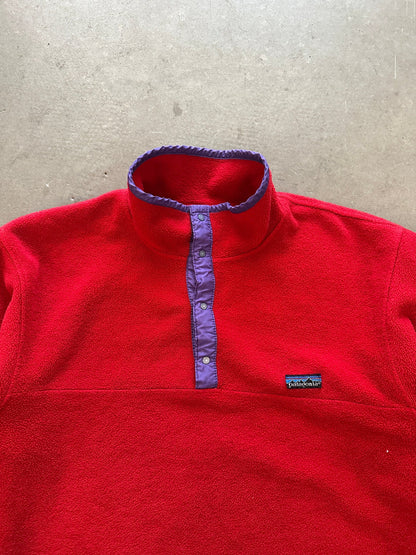 1990’s Patagonia Synchilla Snap-T - L | Red, Red