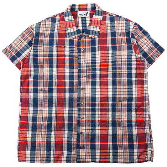 Vintage Hai Sporting Gear By Issey Miyake Short Sleeve Button Up Shirt Size M