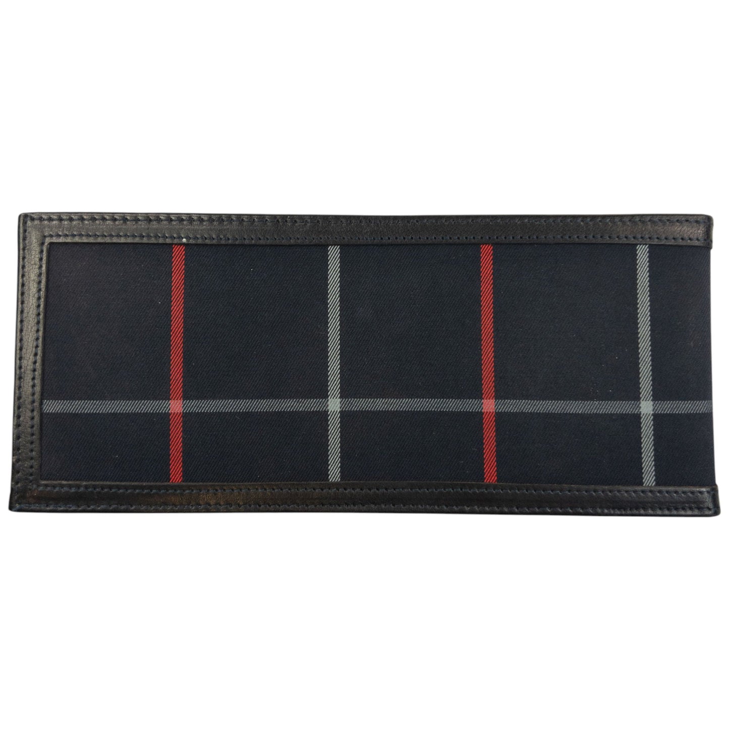 Vintage 90s Burberry Nova Check Chequebook Cover Wallet | O/S, Navy