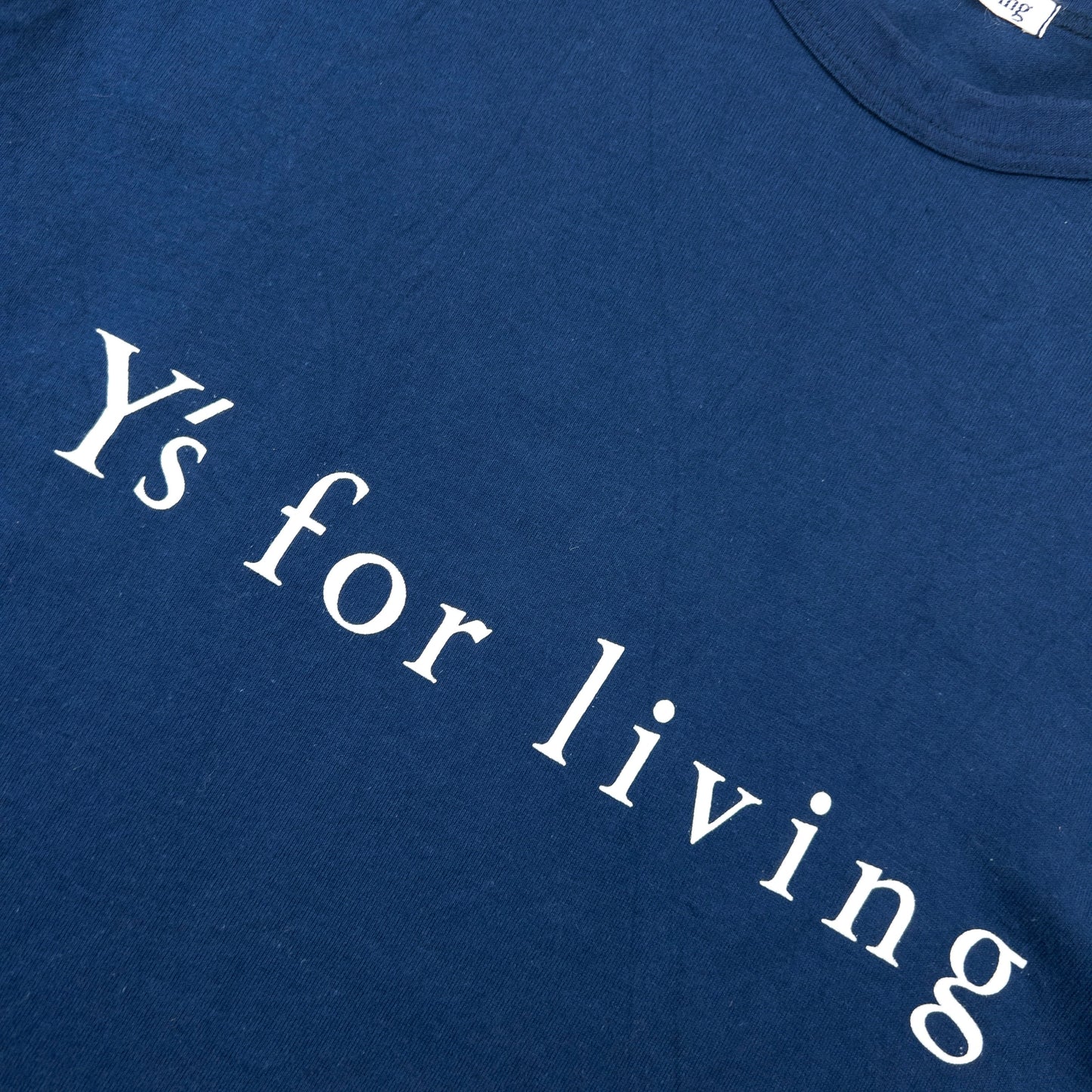 Vintage 90s Yohji Yamamoto Long Sleeve T Shirt Size S | Small, Navy